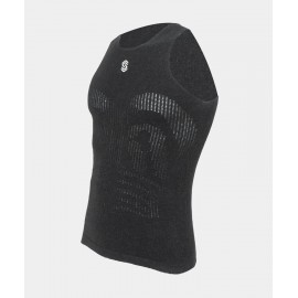 Stay Fresh - Anthracite Cycling Vest Top Base Layer
